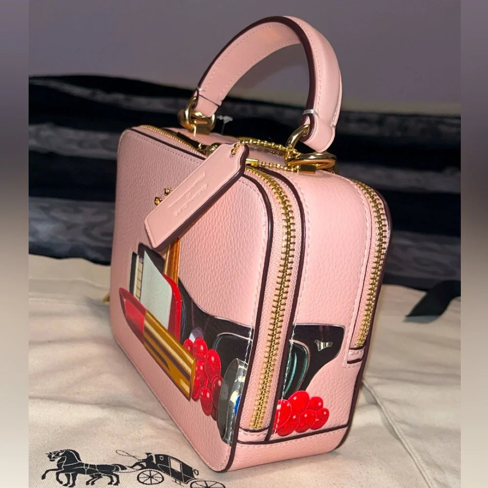 Coach ✅ x Tom Wesselmann Box crossbody with make up print 💄👛 - Picture 3 of 13